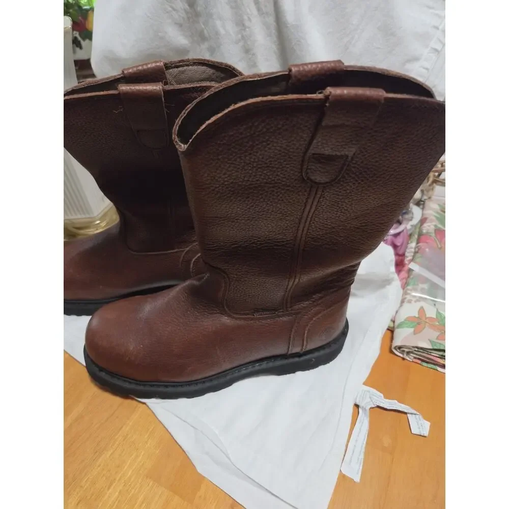 RockRooster AP860 Unisex Tehama Waterproof Steel Toe EH Work Boots NEW 10 1/2